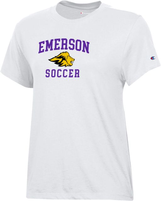 Emerson Champion Womens  Core Short Sleeve Tee Emerson Soccer w/ Mascot - ONLINE ONLY