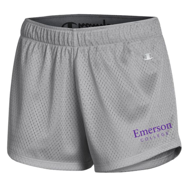 Emerson Champion Womens Mesh Short Emerson College Wordmark - ONLINE ONLY