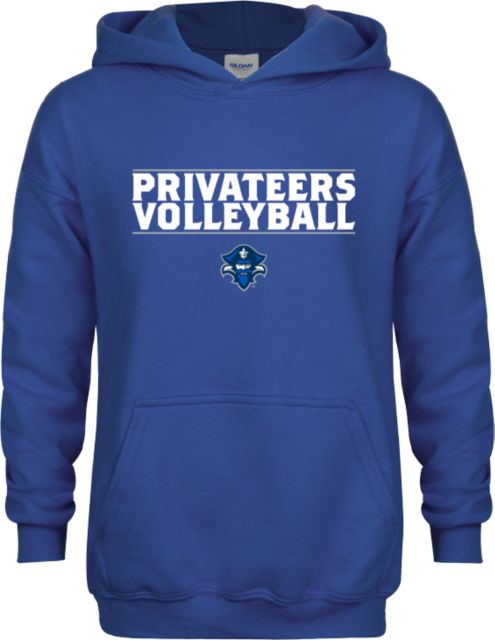 New Orleans Youth Fleece Hoodie Volleyball Stacked Design - ONLINE ONLY