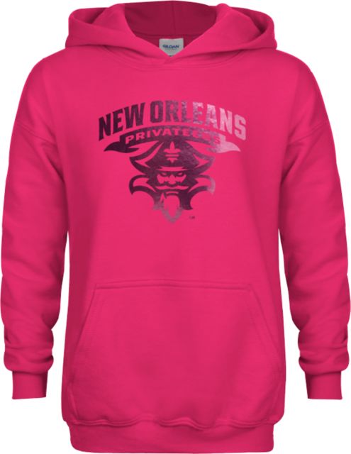 New Orleans Youth Fleece Hoodie Primary Mark Foil - ONLINE ONLY