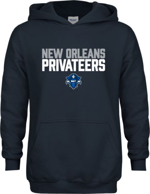 New Orleans Youth Fleece Hoodie New Orlean Privateers Stacked - ONLINE ONLY