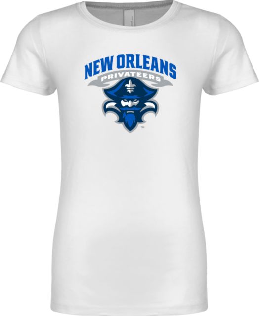 New Orleans Next Level Girls Fashion Fit T Shirt Primary Mark - ONLINE ONLY