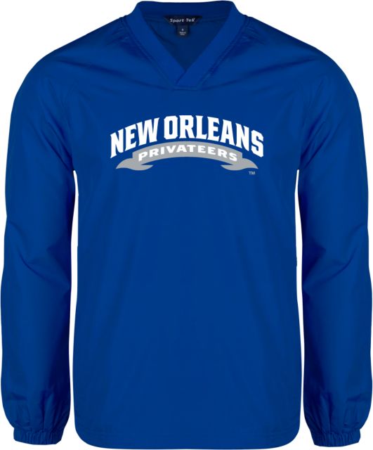 New Orleans V Neck Raglan Windshirt Arched Banner - ONLINE ONLY