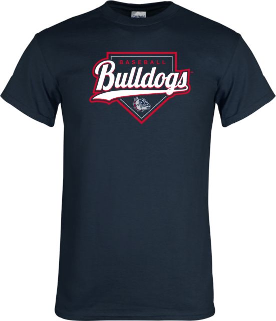 Gonzaga T Shirt Bulldogs Baseball Script and Plate - ONLINE ONLY