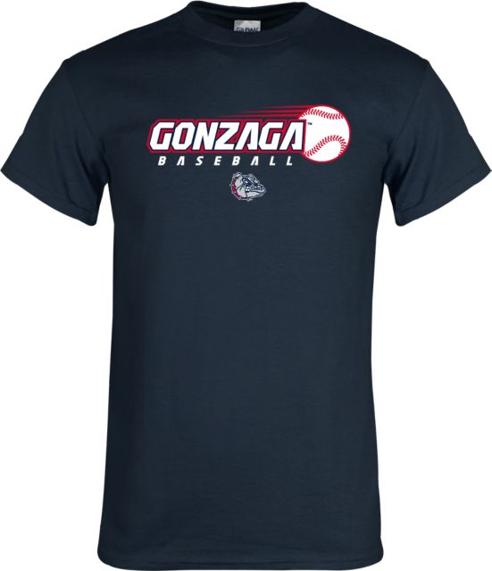 Gonzaga T Shirt Gonzaga Baseball Flying Ball - ONLINE ONLY