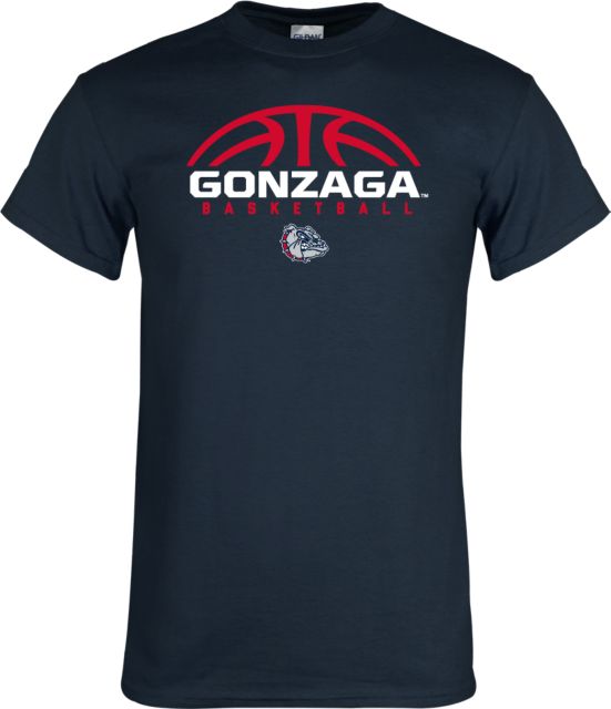 Gonzaga T Shirt Gonzaga Basketball Half Ball - ONLINE ONLY