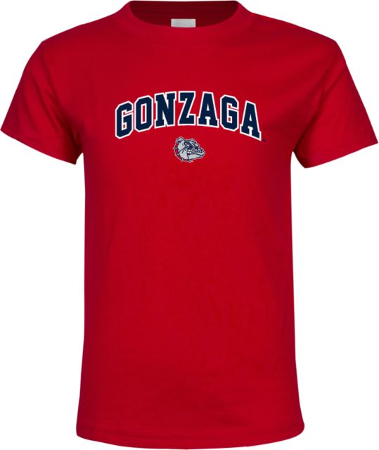 Gonzaga Youth T Shirt Arched Gonzaga - ONLINE ONLY