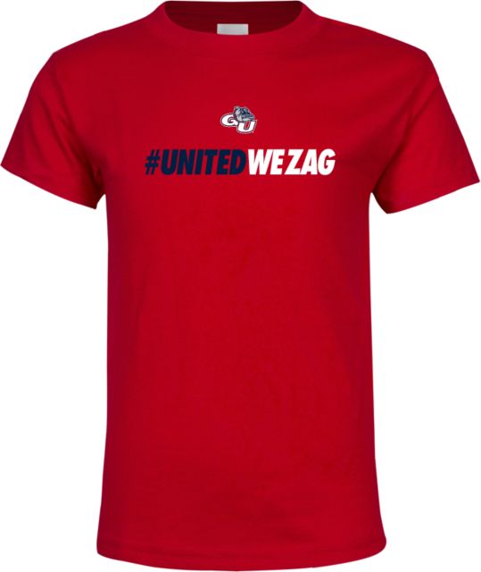 Gonzaga Youth T Shirt #UnitedWeZag - ONLINE ONLY