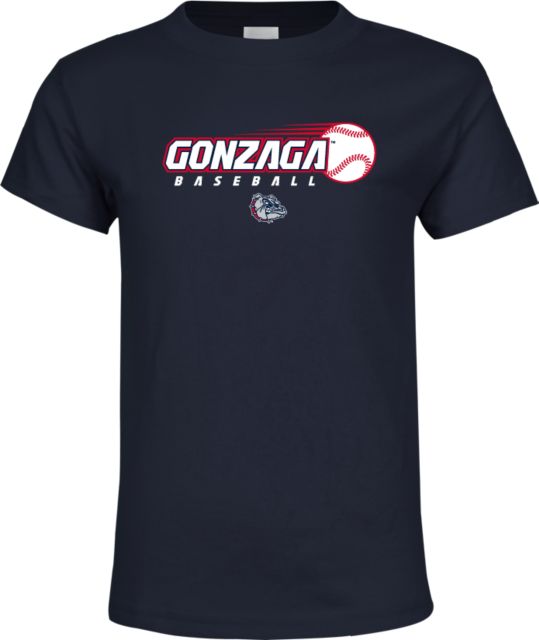 Gonzaga Youth T Shirt Gonzaga Baseball Flying Ball - ONLINE ONLY