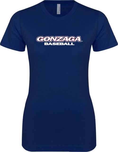 Gonzaga Next Level Ladies SoftStyle Junior Fitted Tee Baseball - ONLINE ONLY