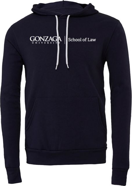 Gonzaga Bella + Canvas Fleece Hood School of Law - Gonzaga Horizontal - ONLINE ONLY