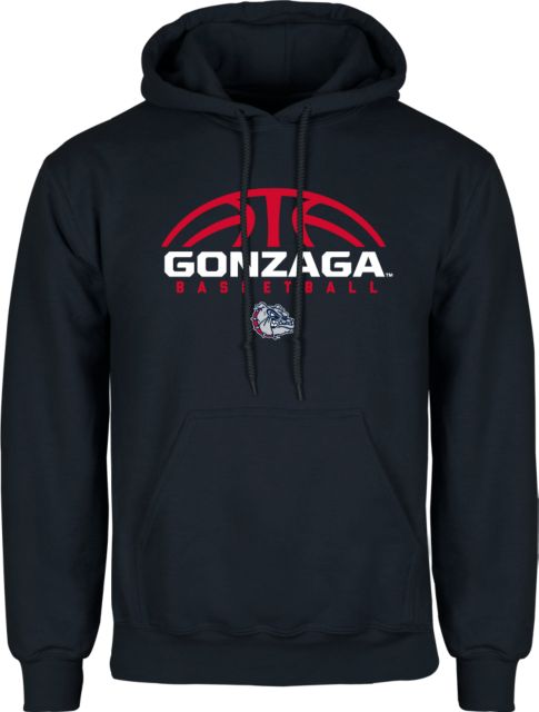 Gonzaga Fleece Hoodie Gonzaga Basketball Half Ball - ONLINE ONLY