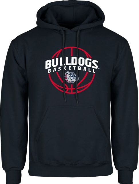 Gonzaga Fleece Hoodie Bulldogs Basketball Arched w/ Ball - ONLINE ONLY