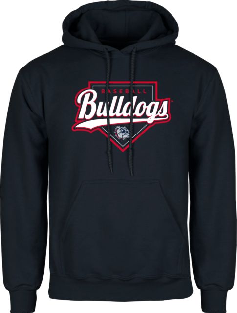 Gonzaga Fleece Hoodie Bulldogs Baseball Script and Plate - ONLINE ONLY