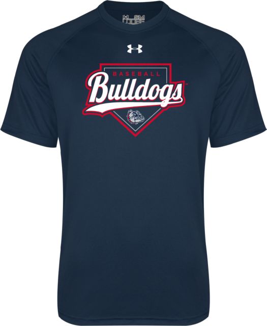 Gonzaga Under Armour Tech Tee Bulldogs Baseball Script and Plate - ONLINE ONLY