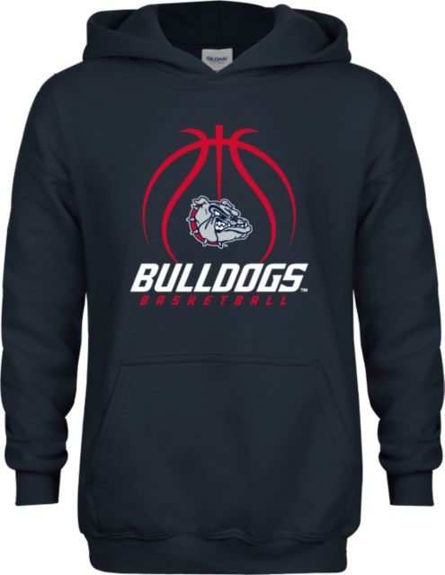 Gonzaga Youth Fleece Hoodie Bulldogs Basketball Stacked ONLINE ONLY Gonzaga University