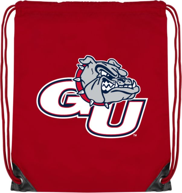 Gonzaga Drawstring Backpack GU w/ Bulldog - ONLINE ONLY