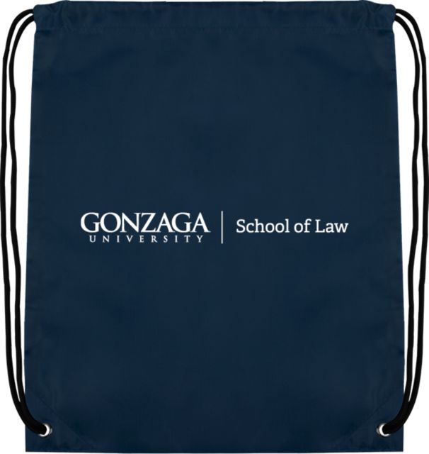 Gonzaga Drawstring Backpack School of Law - Gonzaga Horizontal - ONLINE ONLY