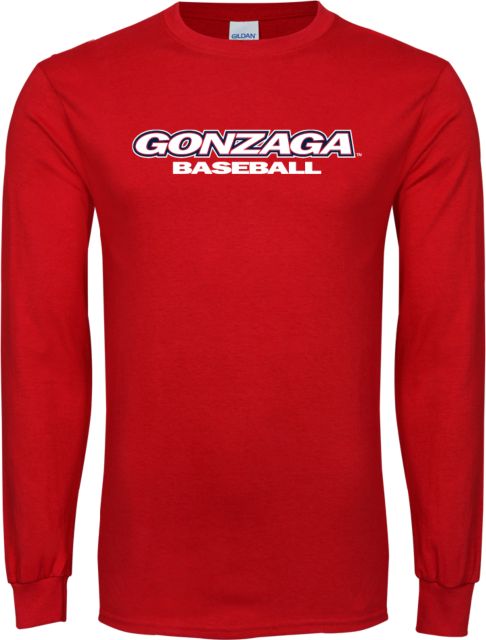 Gonzaga Long Sleeve T Shirt Baseball - ONLINE ONLY
