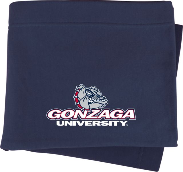 Gonzaga Sweatshirt Blanket Official Logo - ONLINE ONLY