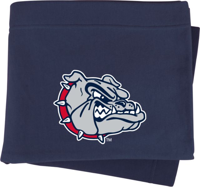 Gonzaga Sweatshirt Blanket Bulldog Head - ONLINE ONLY