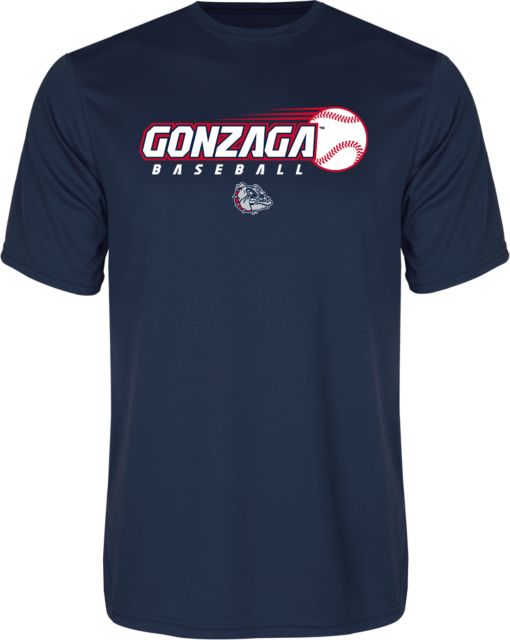 Gonzaga Performance Tee Gonzaga Baseball Flying Ball - ONLINE ONLY