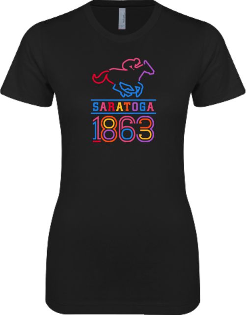 NYRA Next Level Womens Boyfriend Tee Saratoga - Neon Race Course