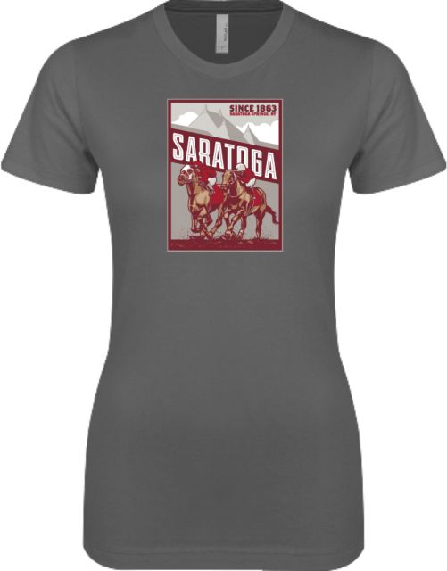 NYRA Next Level Womens Boyfriend Tee Saratoga- NY State Race Course