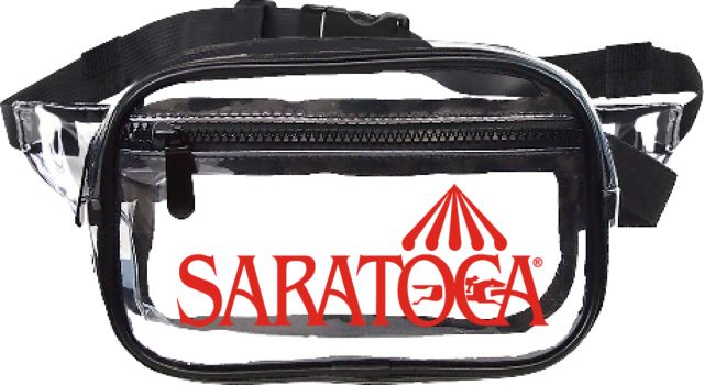 NYRA Clear Fanny Pack Saratoga Official Mark