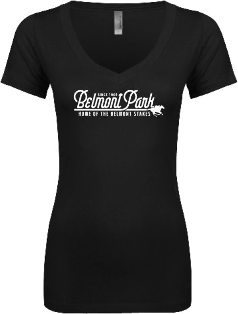 NYRA Next Level Womens Ideal V Tee Belmont Script