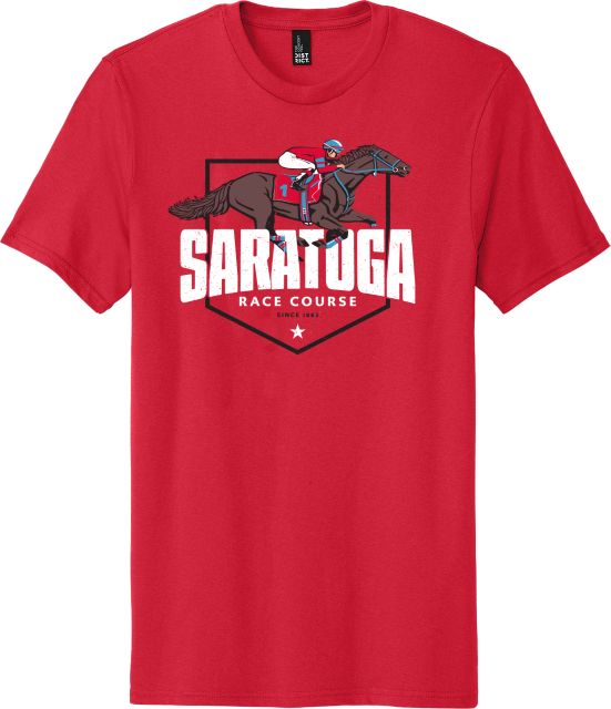 Saratoga Race Course District Red The Concert Tee