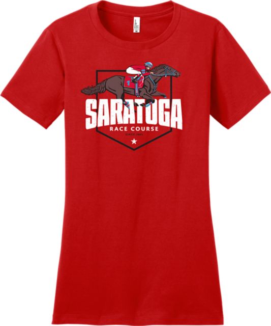 Saratoga District Womens Red Fitted The Concert Tee
