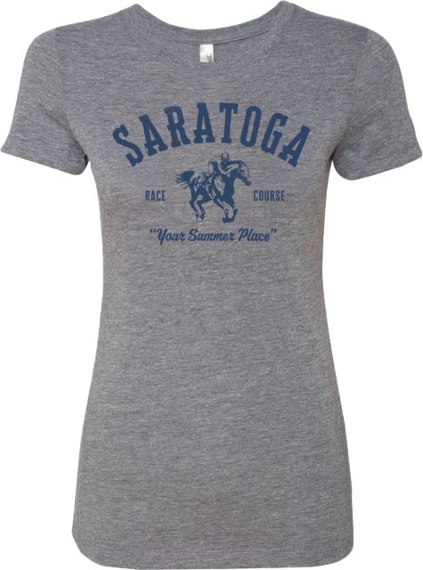 Saratoga Next Level Womens Premium Heather Triblend Tee