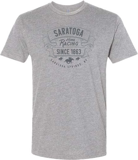 Saratoga Bella + Canvas Black Jersey Tee