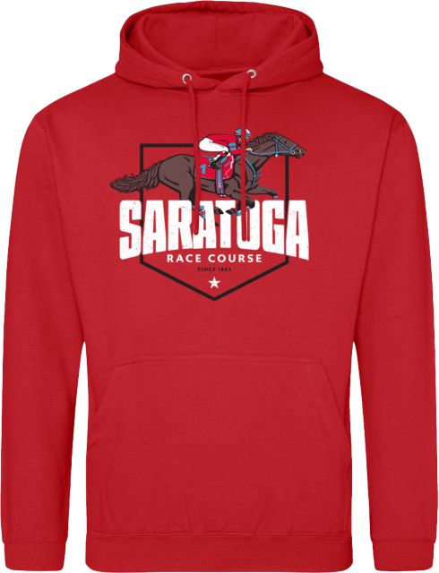 Saratoga Just Hoods Chili Red College Hoodie