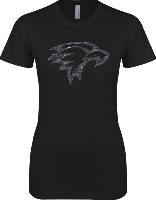 La Sierra Next Level Boyfriend Tee Eagle Head Soft Glitter - ONLINE ONLY