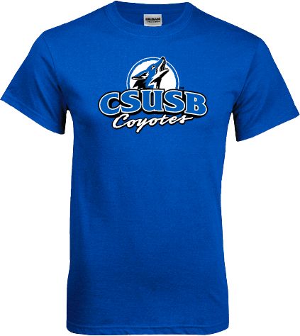 Cal State San Bernardino T Shirt CSUSB Coyotes - ONLINE ONLY