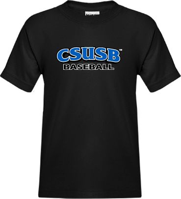 Cal State San Bernardino Youth T Shirt Baseball - ONLINE ONLY