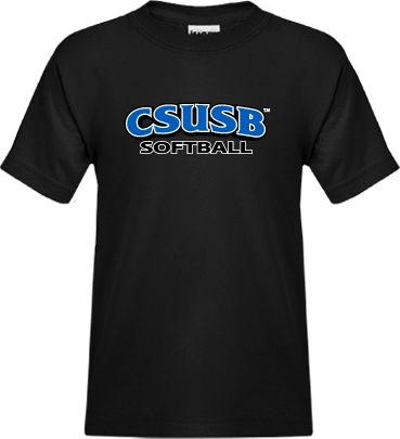 Cal State San Bernardino Youth T Shirt Softball - ONLINE ONLY