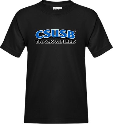 Cal State San Bernardino Youth T Shirt Track and Field - ONLINE ONLY