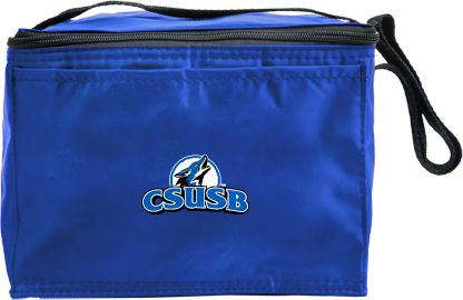 Cal State San Bernardino Six Pack Cooler Primary Logo - ONLINE ONLY