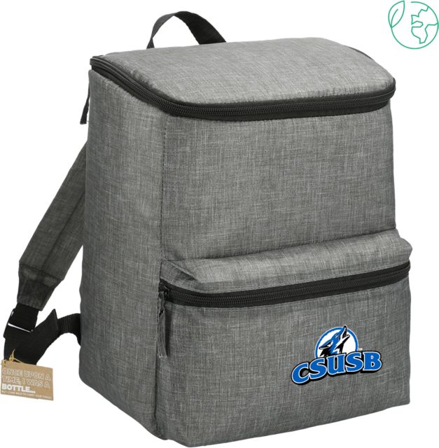 Cal State San Bernardino Excursion Recycled 20 Can Backpack Cooler Primary Logo - ONLINE ONLY