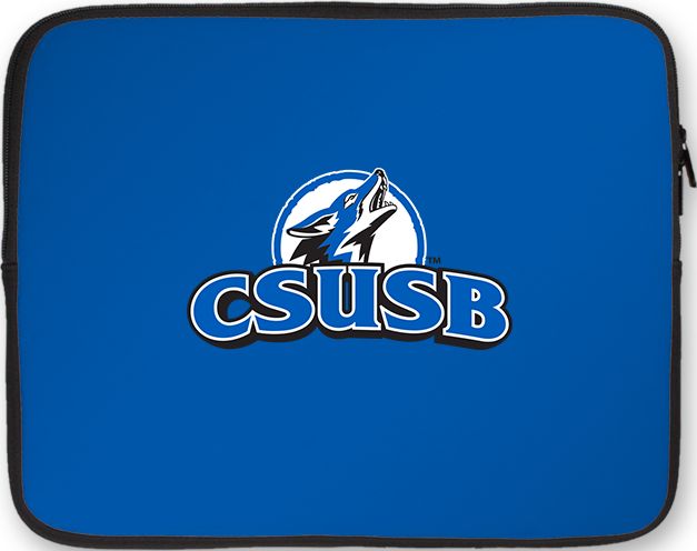 Cal State San Bernardino 10 inch Neoprene iPad/Tablet Sleeve Primary Logo - ONLINE ONLY