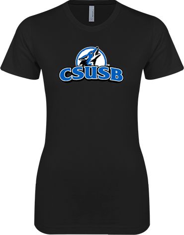 Cal State San Bernardino Next Level Womens Boyfriend Tee Primary Logo - ONLINE ONLY