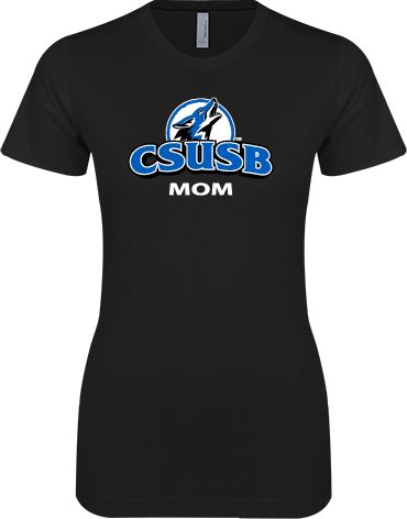 Cal State San Bernardino Next Level Ladies SoftStyle Junior Fitted Tee Mom - ONLINE ONLY