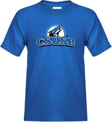 Cal State San Bernardino Youth T Shirt Primary Logo - ONLINE ONLY