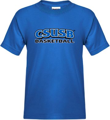 Cal State San Bernardino Youth T Shirt Basketball - ONLINE ONLY