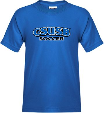 Cal State San Bernardino Youth T Shirt Soccer - ONLINE ONLY