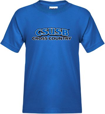 Cal State San Bernardino Youth T Shirt Cross Country - ONLINE ONLY