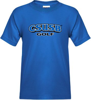 Cal State San Bernardino Youth T Shirt Golf - ONLINE ONLY 
